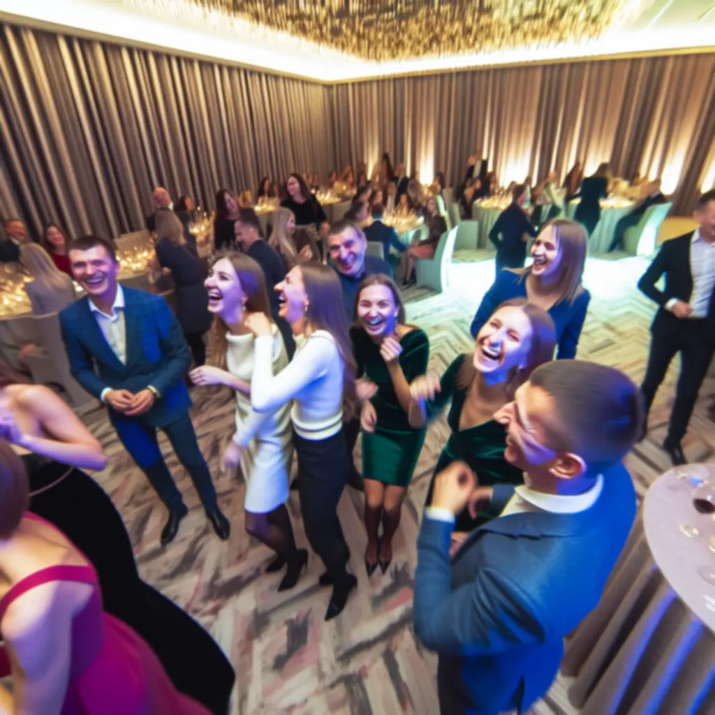 Rendezvényfotózás: pillanatkép mosolygó vendégekkel