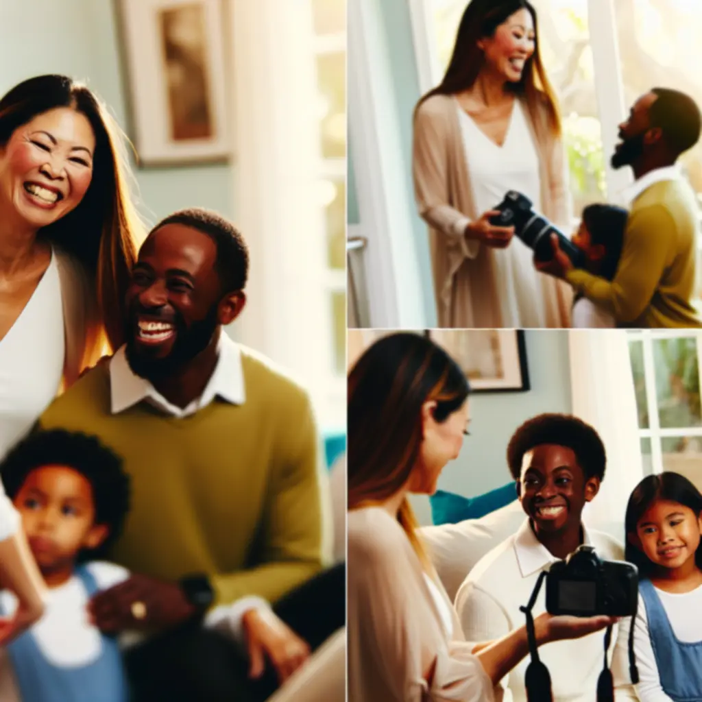 Családi fotózás meghitt hangulatban